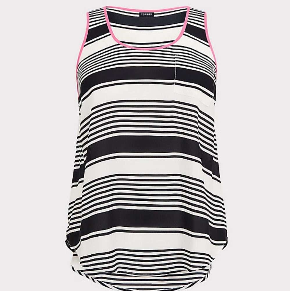 NWT Torrid Striped Pocket Tank 3X
